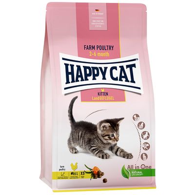 Happy Cat Young Kitten Country Poultry 1.3kg