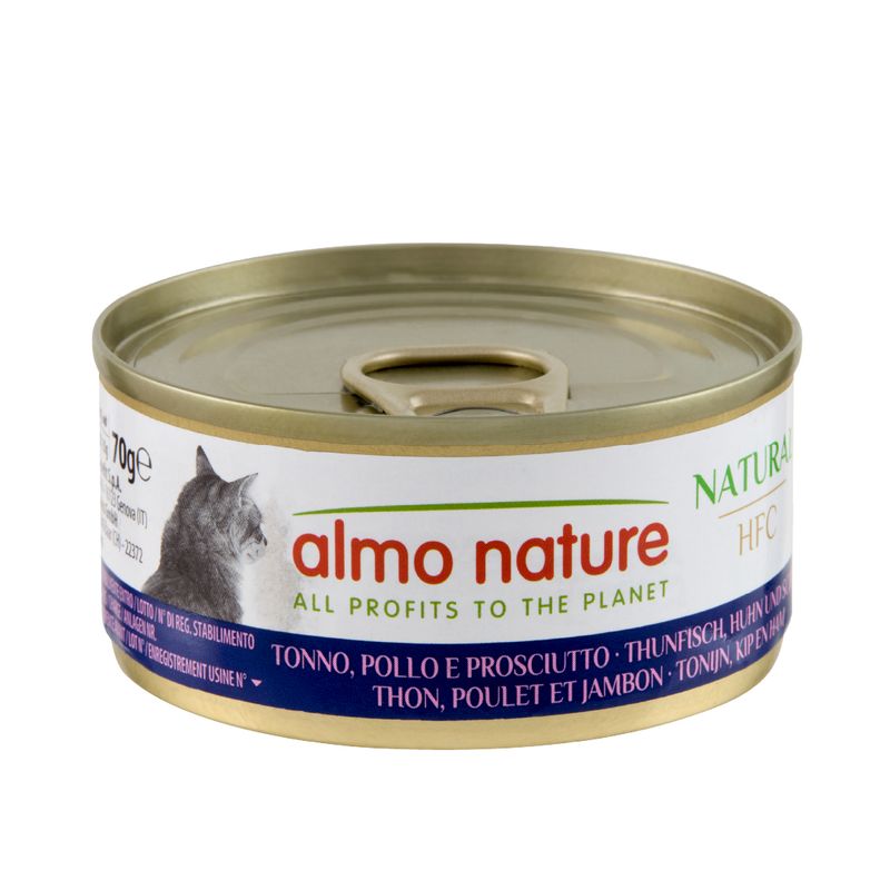 Almo Nature HFC Natural Cans Saver Pack 24 x 70g Atlantic Tuna