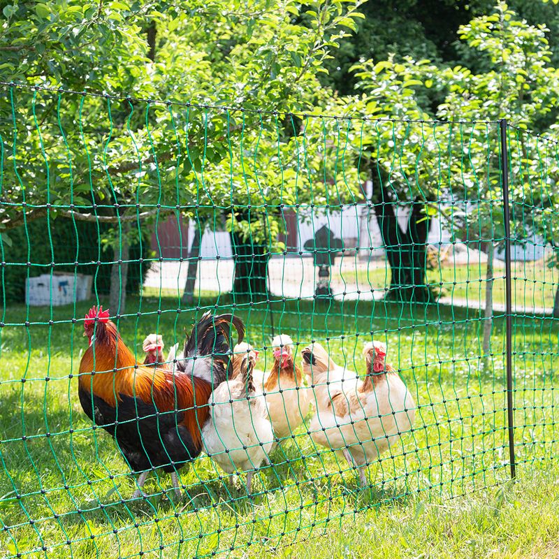 Kerbl Double Tip Powerless Poultry Net 25m x 106cm (L x W)