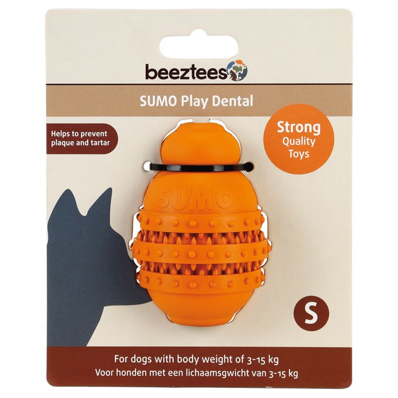 Beeztees Dog Toy Sumo Play Dental Size L: 10 x 15cm (W x H)
