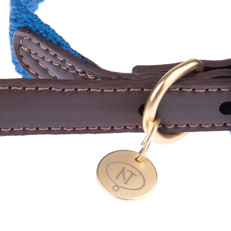 Nomad Tales Bloom Necklace, sapphire Size XL: approx. 52 - 58 cm neck circumference, W 38 mm