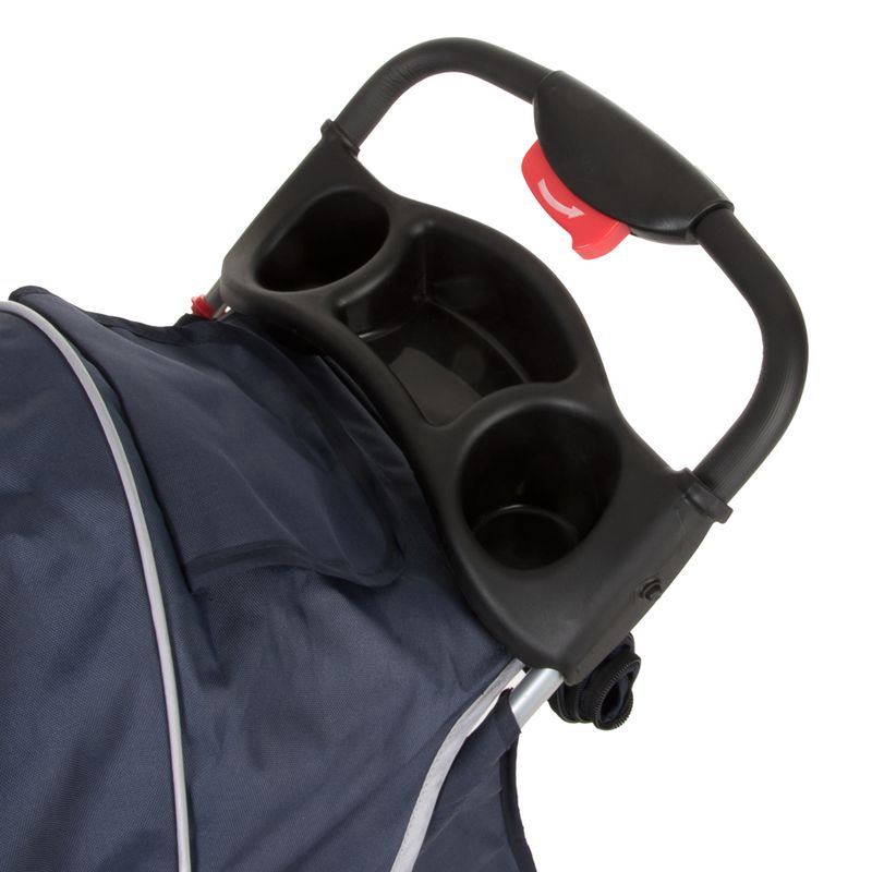 Sporty Pet Stroller for Small Dogs Navy Blue & Grey