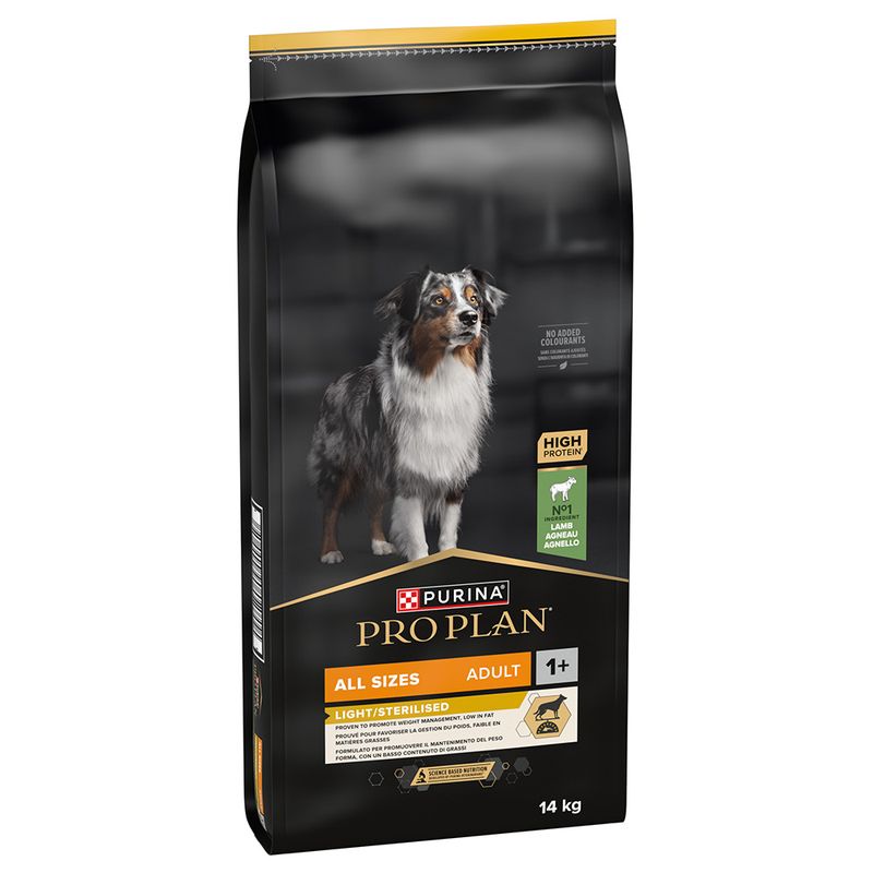 PURINA PRO PLAN All Sizes Adult Light/Sterilised with Lamb 14kg