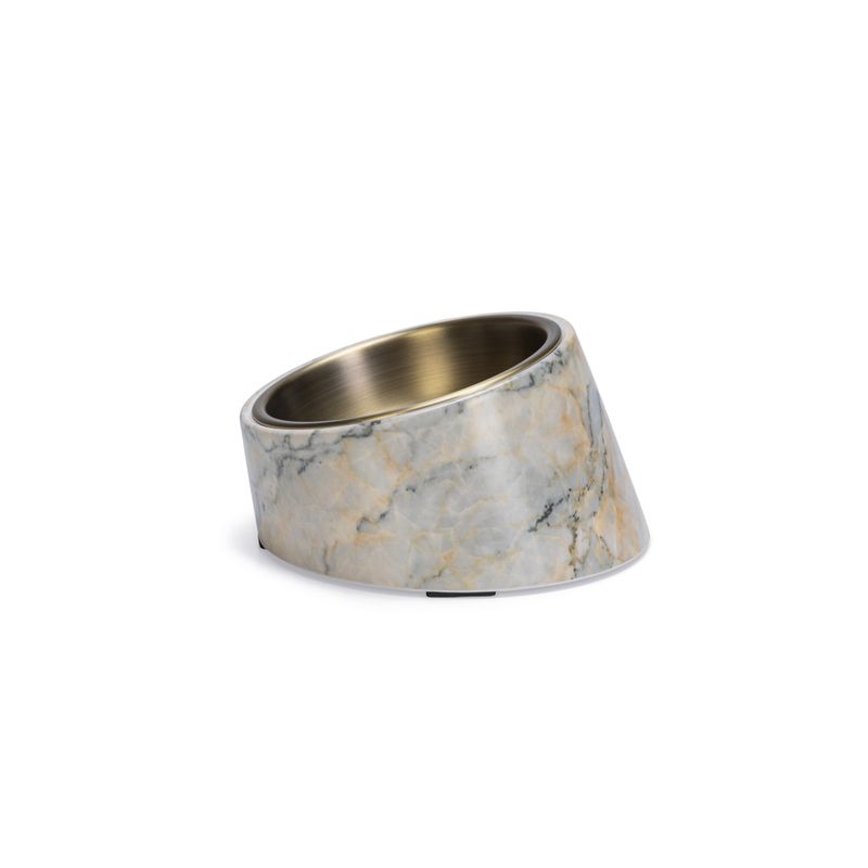 Designed by Lotte Vita Melamine Cat Bowl - Beige 160ml, diameter 13.5cm