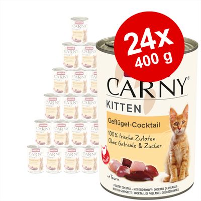 animonda Carny Kitten Saver Pack 24 x 400g Poultry & Beef
