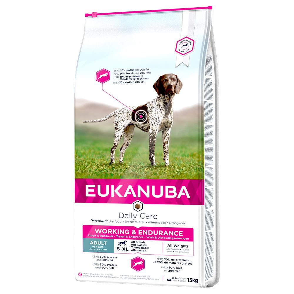 Eukanuba Daily Care Adult Working & Endurance 15kg