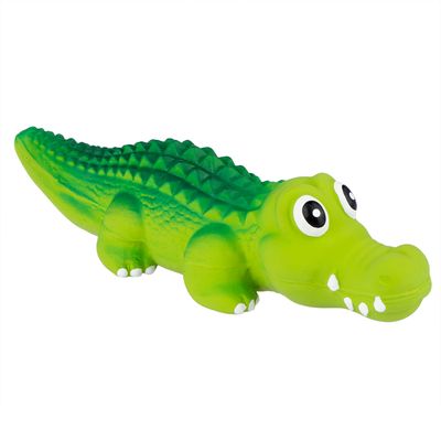 Dog Toy Latex Crocodylus approx. L 20 x W 6 x H 5 cm