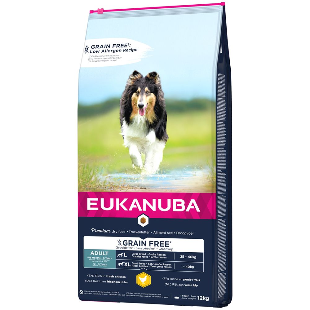 Eukanuba Grain Free Large Breed Adult – Chicken 12kg