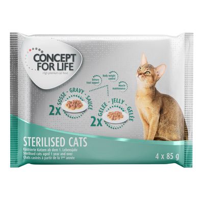 Concept for Life Mixed Trial Pack 4 x 85g Sterilised