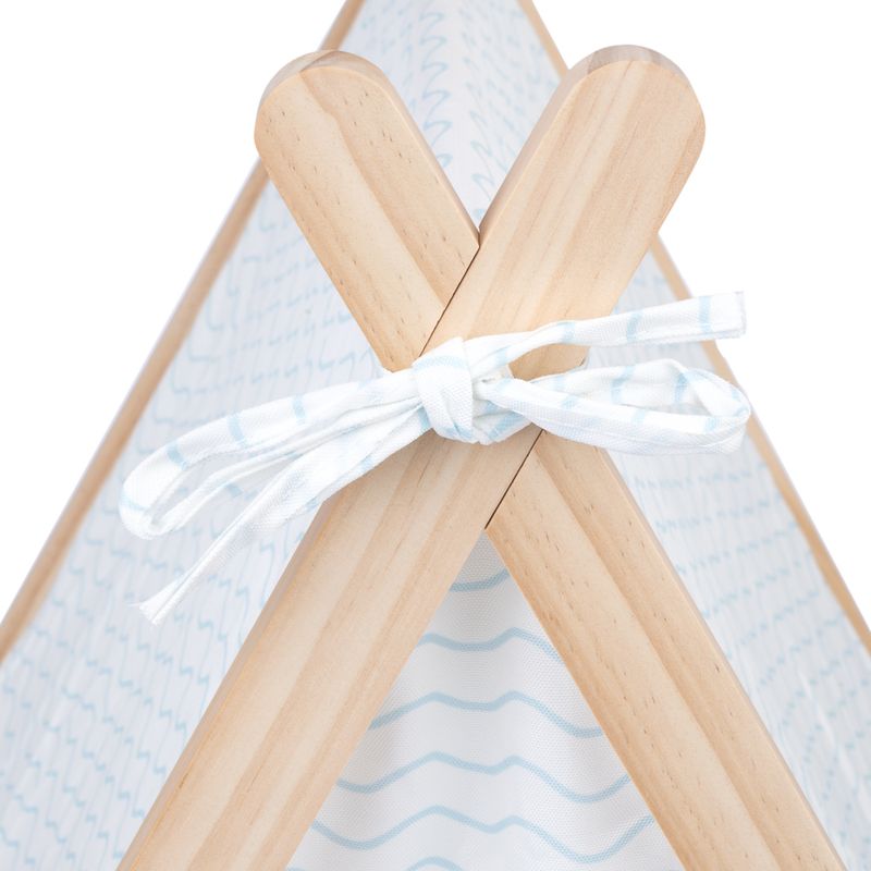 TIAKI Blue Wave Cat Teepee 56.5 x 61.5 x 61 cm (L x W x H)