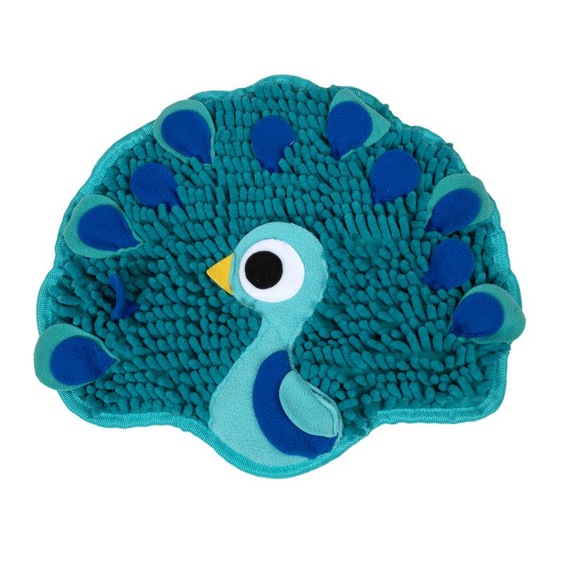 TIAKI Peacock Sniffing Mat 36 x 31 x 1 cm (L x W x H)