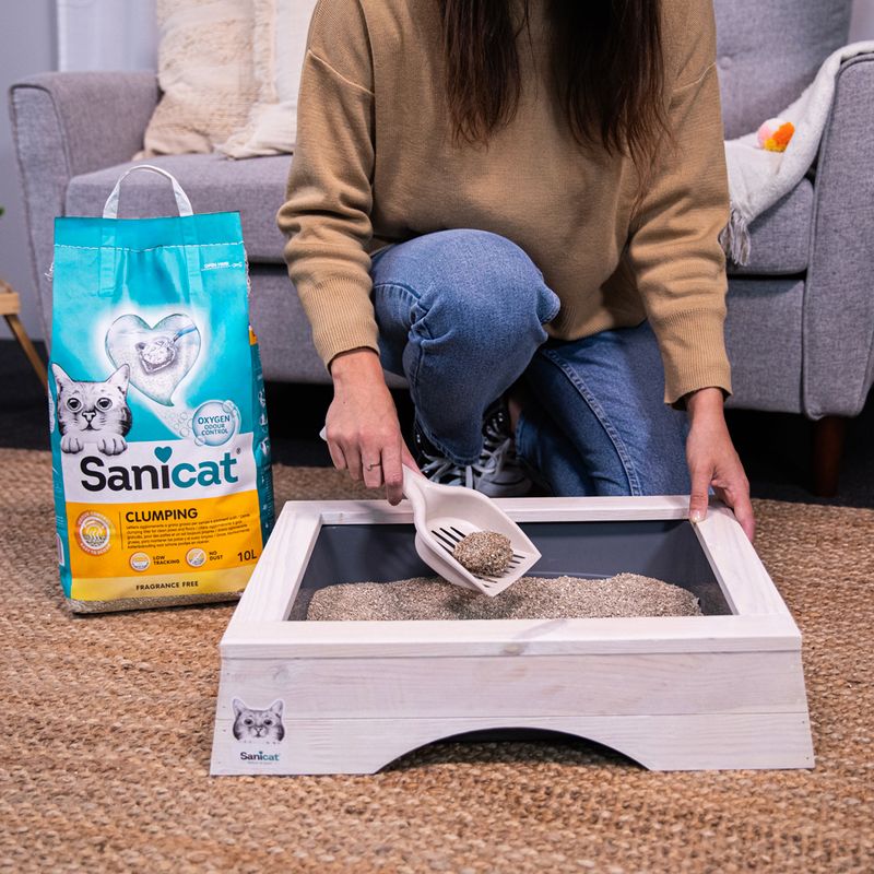 Sanicat Fragrance Free Clumping Cat Litter 10l