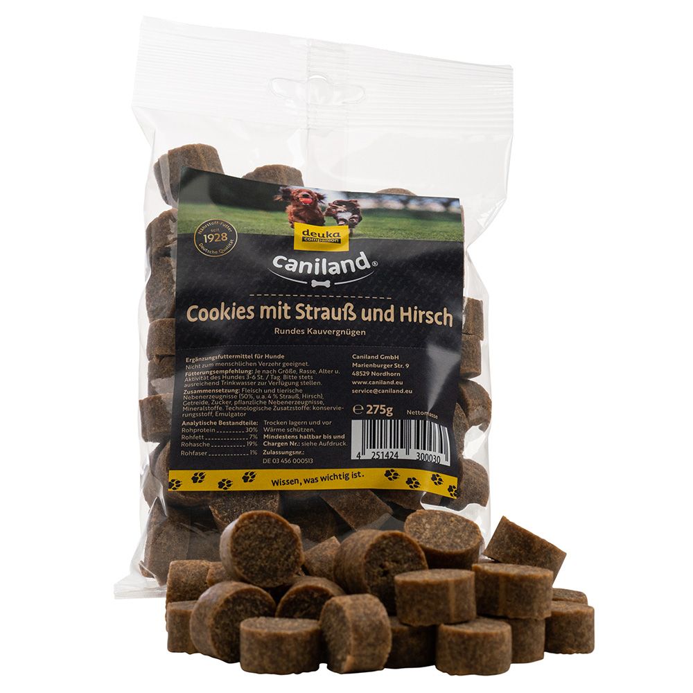 Caniland Cookies with Ostrich & Venison 275g