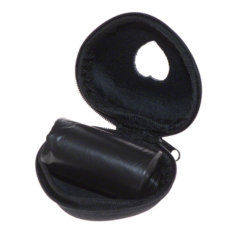 Dispenser for Dog Poop Bags with Bags Black