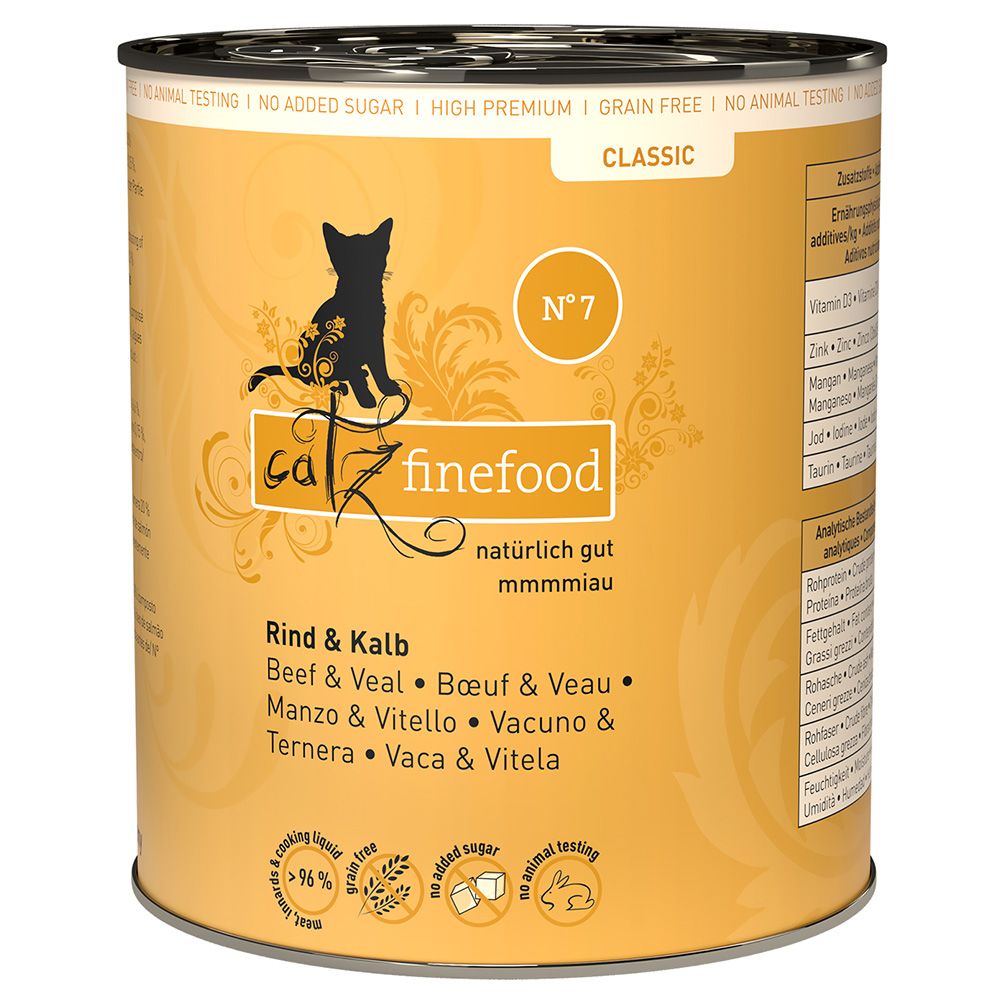 catz finefood Saver Pack 24 x 800g Beef & Veal