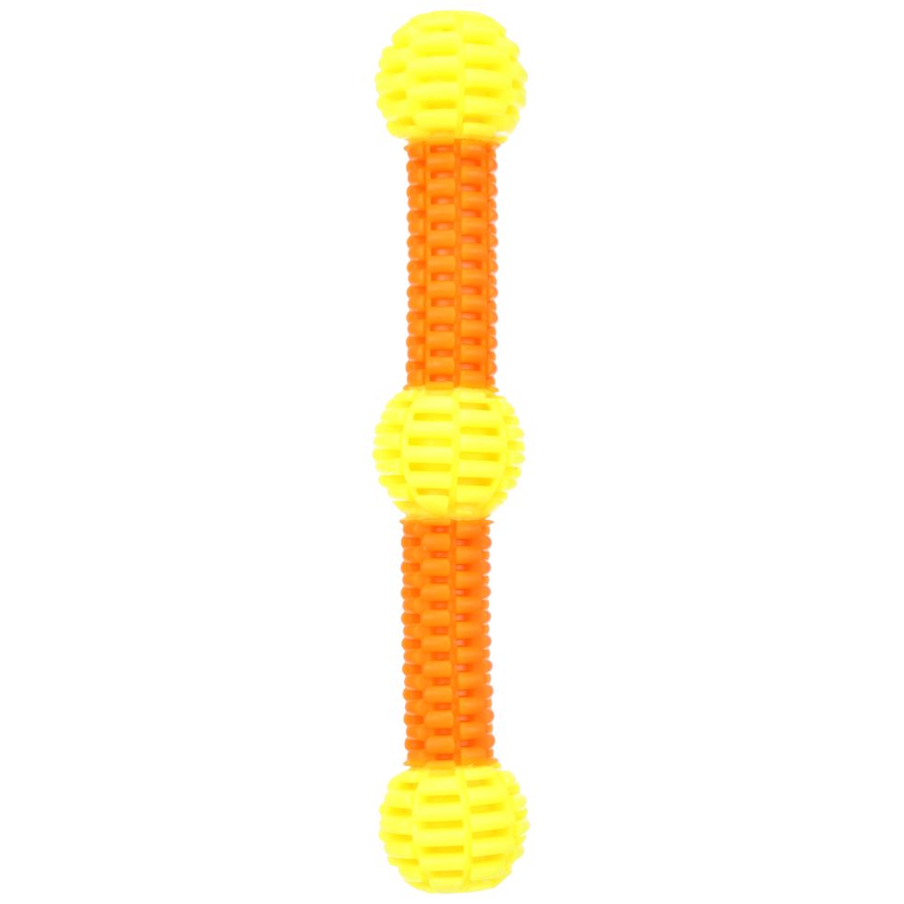 Flamingo Dog Toy Lipa Stick with Balls Size S: 4.9 x 28cm