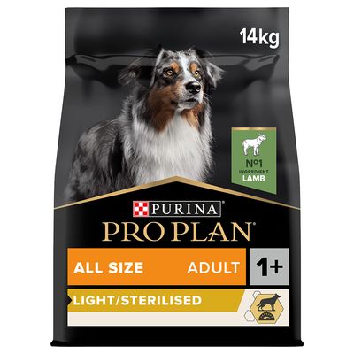 PURINA PRO PLAN All Sizes Adult Light/Sterilised with Lamb 14kg