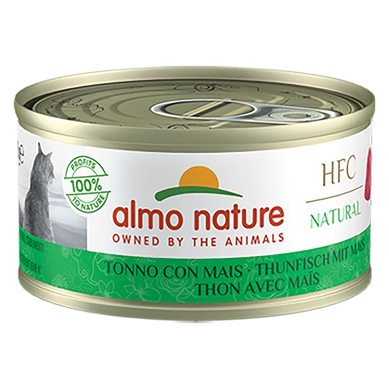 6 x 70g Almo Nature HFC Natural Wet Cat Food - 5 + 1 Free! * Chicken Mixed Pack (3 Varieties) (6 x 70g)