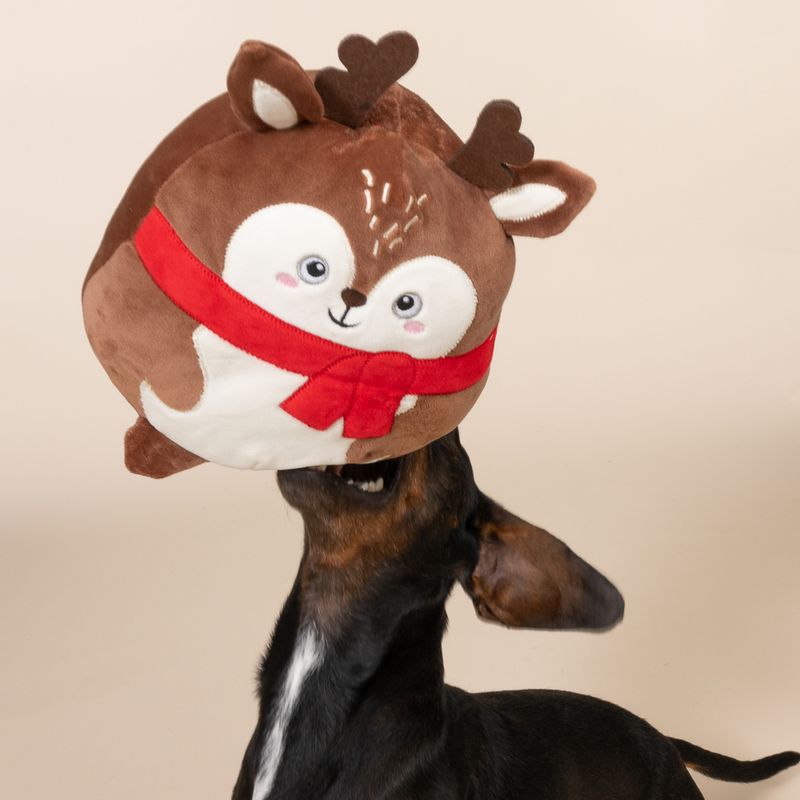 TIAKI Squishmallows Reindeer Plush Dog Toy 25 x 18 x 12 cm (L x W x H)