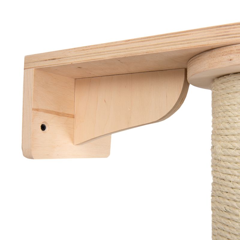 Natural Paradise Wall Scratching Tree - Magnolia Cream