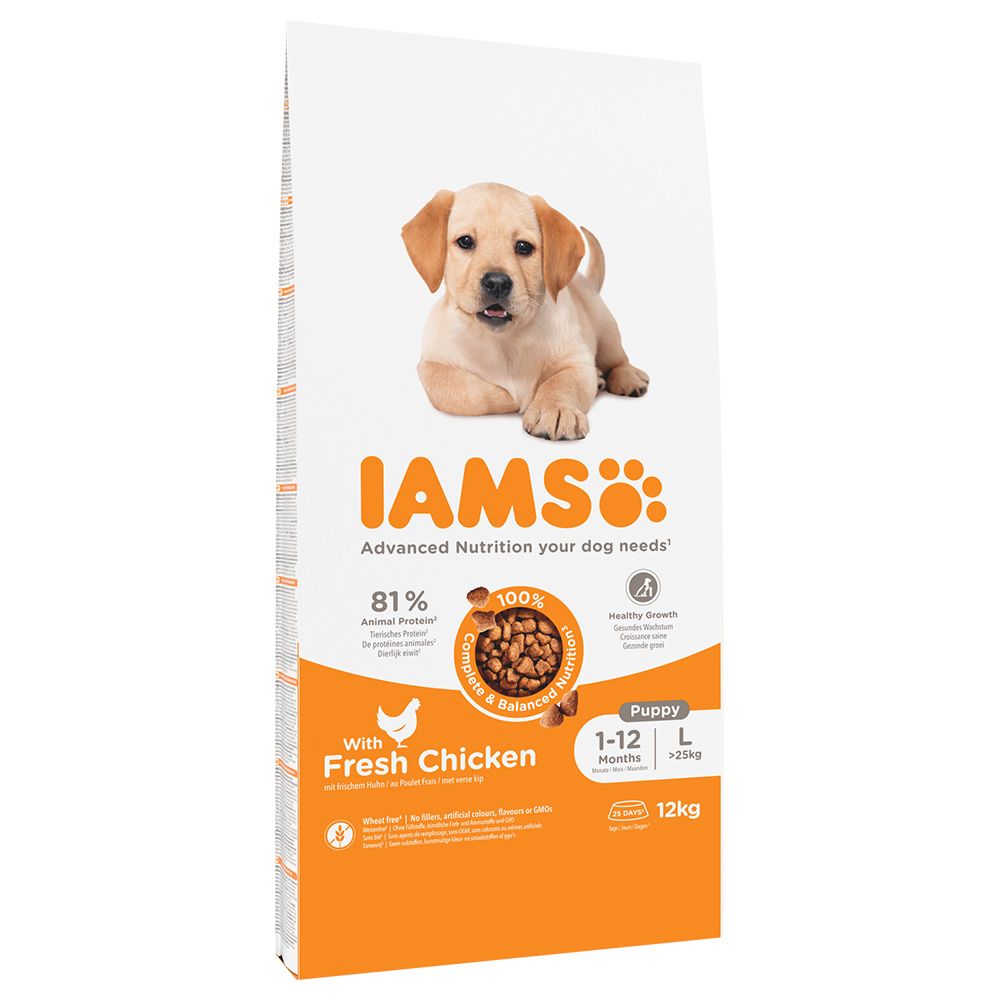 IAMS Advanced Nutrition Puppy & Junior Large Dog - Chicken 12kg