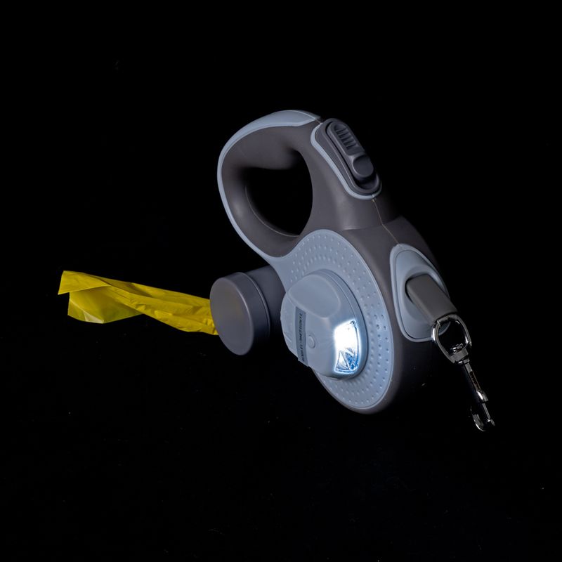Nomad Tales Calma Retractable Lead Set - 5m 1 Set (Lead, Poo Bag Dispenser & Torch)