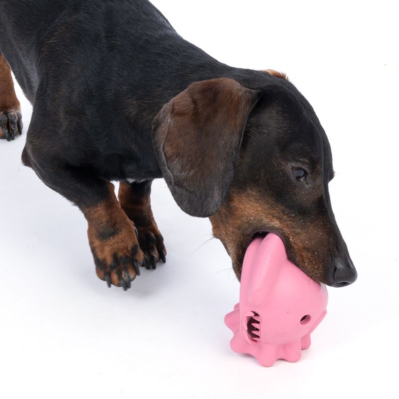TIAKI Octopus Rubber Treat Toy 10.6 x 8.8 x 11.2 cm (L x W x H)