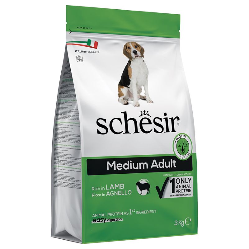 Schesir Dog Medium Adult with Lamb 3kg