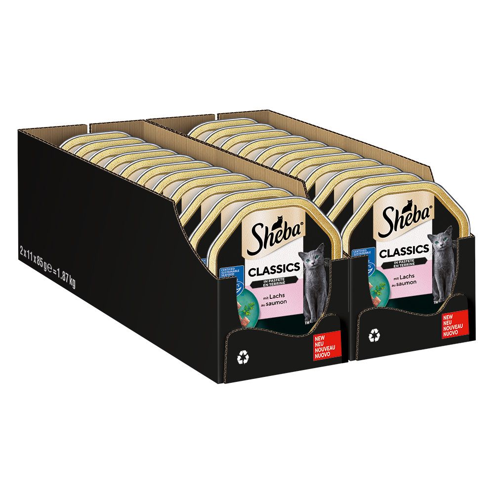 Sheba Varieties 22 x 85g Classic Duck & Chicken
