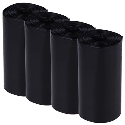 Dog Poop Bags - Black 4 Rolls (20 bags per roll)