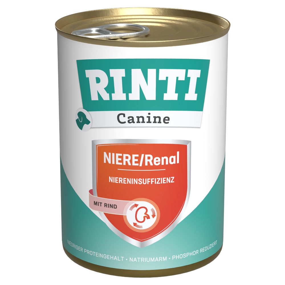 RINTI Canine Kidney/Renal with beef 400 g 24 x 400g