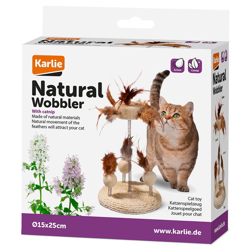 Karlie Cat Toy Nava Sisal and Loofah 1 piece