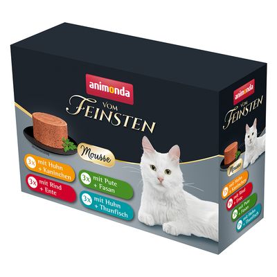 animonda Vom Feinsten Adult Mixed Pack 12 x 85g Mousse Mixed Pack