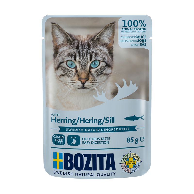 Bozita Chunks in Sauce Pouches 12 x 85g Turkey
