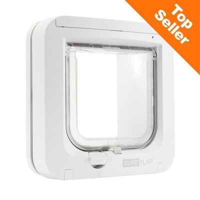 SureFlap Microchip Cat Flap White Cat Flap