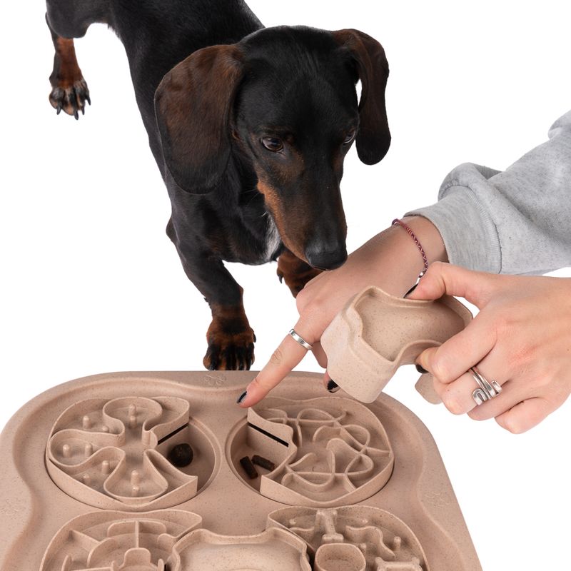 TIAKI Intelligence Toy Slow Feed Puzzle L 34.8 x W 34.8 x H 5.7 cm