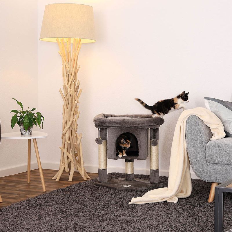 Lionto Scratching Post - 60cm Dark Grey