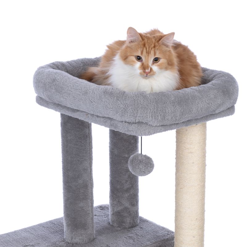 zooplus Basics Medium Scratching Tree Grey