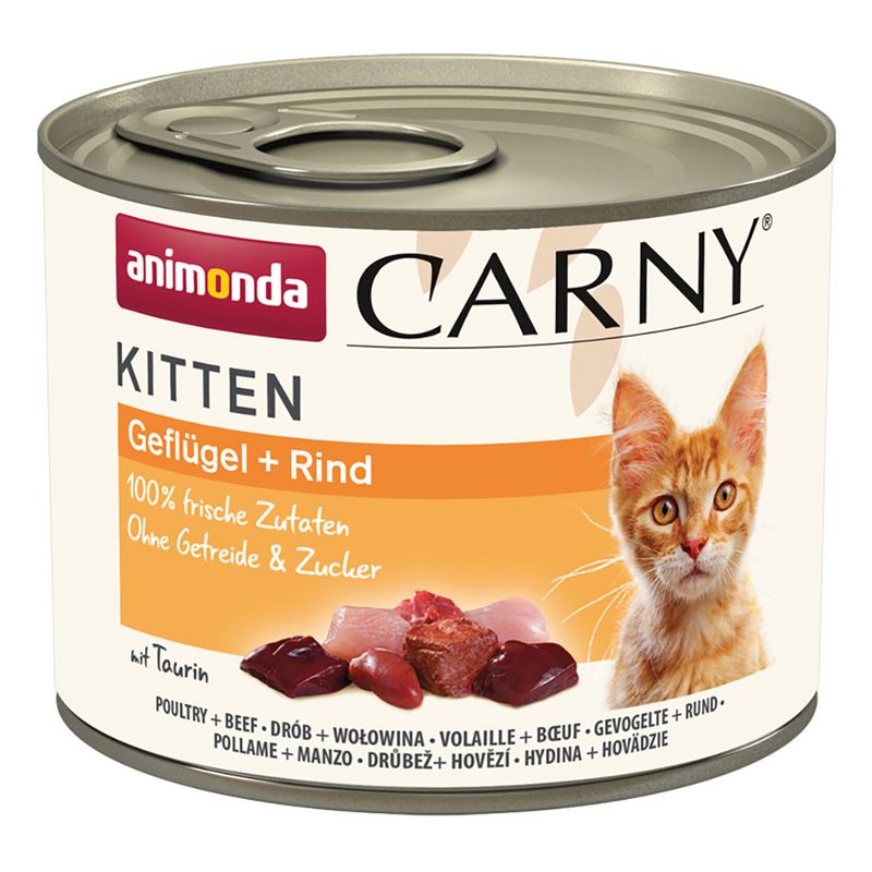 animonda Carny Kitten Mixed Pack 12 x 200g Mixed Pack (4 Varieties)