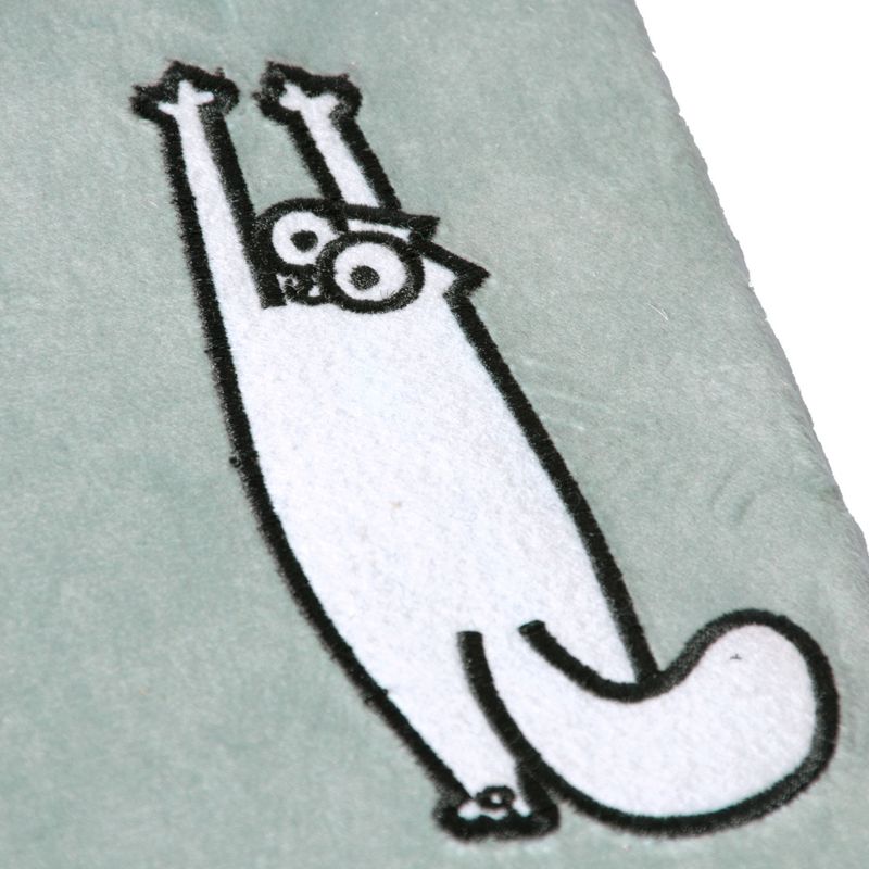 Simon's Cat Scratching Post Grey / Green