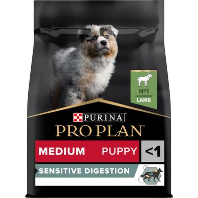 PURINA PRO PLAN Medium Puppy Lamb & Rice Sensitive Digestion 3kg