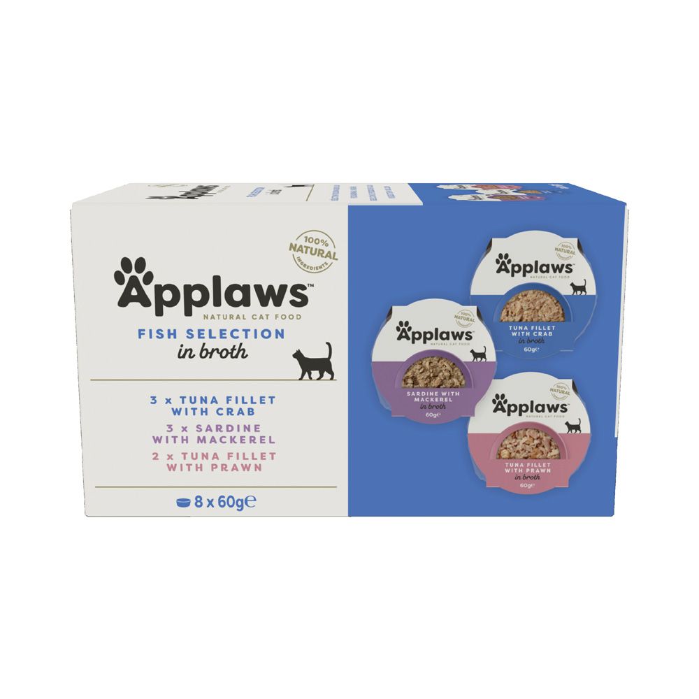 Applaws Cat Pot Multipack Selection 8 x 60g Chicken Selection