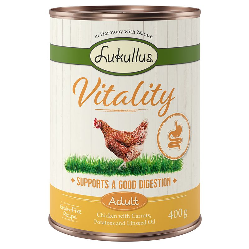 Lukullus Vitality Digestion: Chicken (Grain-Free) 6 x 400g