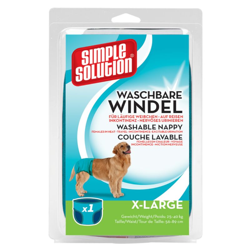 Simple Solution Washable Dog Nappy - Female Size XS, 1 Piece