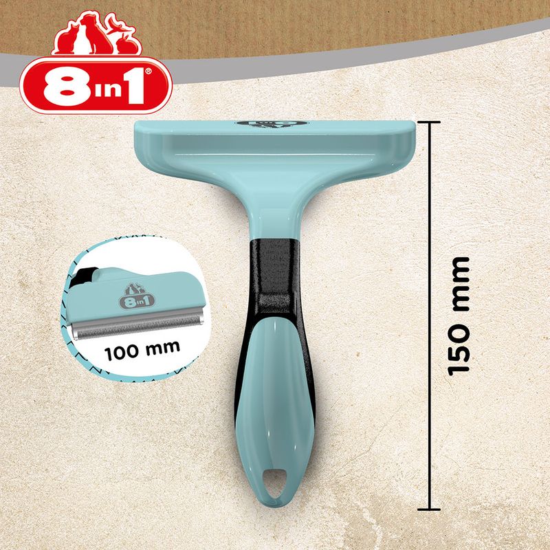 8in1 Perfect Coat DeShedder S: Comb width 4.6 cm