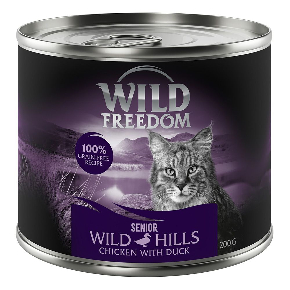 Wild Freedom Senior 6 x 200g Wild Hills - Duck & Chicken