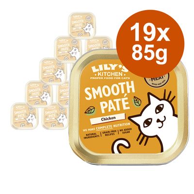 Lily's Kitchen Smooth Paté Selection for Cats 19 x 85g Chicken