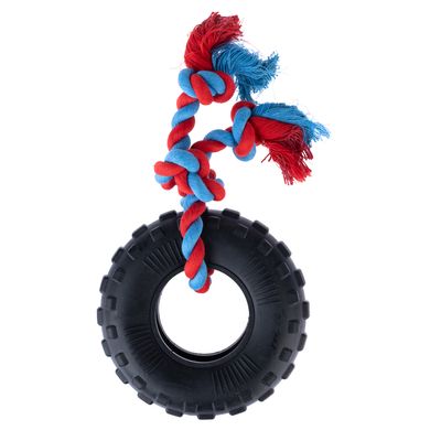 TIAKI Rubber Tyre with Rope 1 Toy