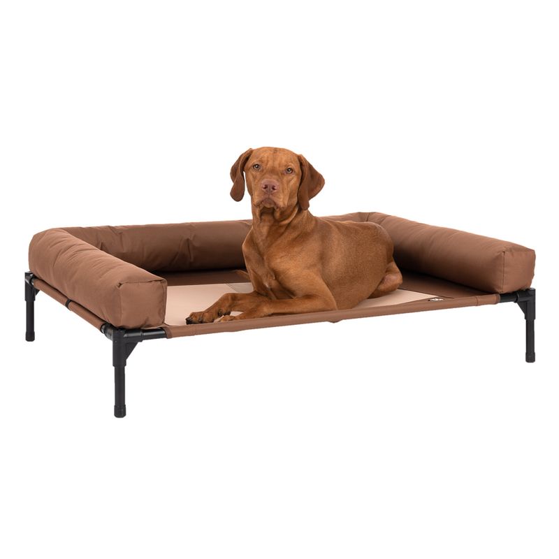 TIAKI dog sofa Sun Cream Size L: L 91 x W x H 76 x 18 cm