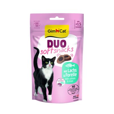 GimCat Duo Soft Snacks Salmon & Trout (50g)